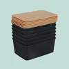 Boîtes de rangement Relaxdays, lot de 6, avec couvercle, Voir les images du produit 6