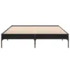 Giroletto nero 140x200 cm in legno e metallo Anteprima dell’immagine prodotto 4