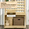 Contenitore Outsunny, cassapanca da giardino con supporto Anteprima dell’immagine prodotto 4
