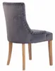 CLP 4er Set Esszimmerstuhl Aberdeen Samt Antikes Design mit Produktbild-Vorschau 5
