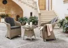 Destiny Balkonset MALAGA 2 Sessel + Tisch Ø60x55cm, natur Produktbild-Vorschau 1
