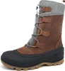 A single brown winter boot is shown against a white background. Anteprima dell’immagine prodotto