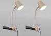 2er SET LED Klemmlampen Beige mit Holzoptik, Leselampen Produktbild-Vorschau 3