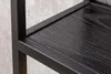 Wandregal SLIM LINE 90cm Esche Holzoptik schwarz Produktbild-Vorschau 5