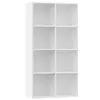 vidaXL Libreria/Sideboard Bianco 66×30×130 cm Materiale a Anteprima dell’immagine prodotto 16