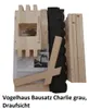Vogelhaus Bausatz Charlie grau Produktbild-Vorschau 2