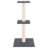 vidaXL Kratzbaum mit Sisal-Kratzsäulen Dunkelgrau 73 cm Produktbild-Vorschau 3