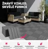 Sada terasových dlaždic Tegulas, WPC ve vzhledu dřeva - Náhled obrázku produktu 4