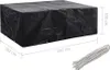 vidaXL Gartenmöbel-Abdeckung 8 Ösen 242x162x100 cm Produktbild-Vorschau 7