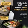 Grillplatte aus 4mm rostfreiem Edelstahl [40 x 30cm] - Produktbild-Vorschau 4