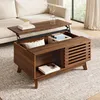 Table basse Merax réglable en hauteur avec porte à volet Voir les images du produit 2