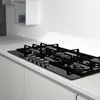 CATA LCI 9041 BK, Schwarz, Integriert, 87 cm, Gaskochfeld, Produktbild-Vorschau 3