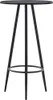 A tall, black bar table with three legs and a circular footrest. Náhľad obrázku produktu