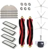 A collection of robot vacuum cleaner accessories laid out on a white background. Podgląd zdjęcia produktu