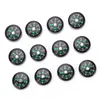 20 mm Mini boussole de poche, 12 pièces remplies d'huile Voir les images du produit 3