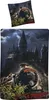 A Harry Potter themed duvet cover and pillowcase set featuring Hogwarts castle and the Hogwarts Express. Produktbild-Vorschau