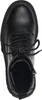 A top-down view of a black lace-up boot with a zipper. Náhľad obrázku produktu