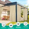 Outdoor Vorhänge Wasserdicht Blickdicht Sonnenschutz Produktbild-Vorschau 2