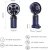 Handventilator, Tragbarer Mini Ventilator, Wiederaufladbar, Produktbild-Vorschau 3