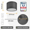 SSC-LUXon CELI-WX Badezimmer Deckenspot Aufbauspot - Lampe Produktbild-Vorschau 3