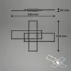 Briloner Roami Lampada da soffitto a LED, dimmerabile, Anteprima dell’immagine prodotto 6