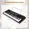 COSTWAY Keyboard Piano 54 klávesov, digitálne piano s 200 Náhľad obrázku produktu 3