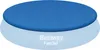 A blue pool cover is shown on top of a light blue pool. Produktbild-Vorschau