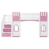 Letto a castello Sweiko 90 x 200 cm con scala con Anteprima dell’immagine prodotto 13