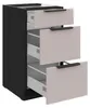 Küchen Unterschrank 40 cm Küche ARONA Kaschmir beige matt + Produktbild-Vorschau 2