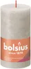 Bolsius Rustiko Shine, Cylidner, Szary, 60 h, 1 szt. Podgląd zdjęcia produktu 1