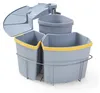 Vestavěný odpadkový koš "Kollby" 2 x 12 l + 1 x 6 l otočný Náhled obrázku produktu 4
