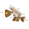 Mexlite - faretto - Gearwood - bronzo - metallo legno di Anteprima dell’immagine prodotto 7