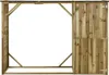 vidaXL Kůlna na nářadí s přístřeškem Borovice 253×80×170 cm Náhled obrázku produktu 1