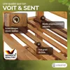 CASARIA® Étagère à chaussures 3 niveaux Meuble de rangement Voir les images du produit 4