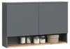 Hängeschrank Vicco Viktor Anthrazit/Goldkraft Eiche 93.6 x Produktbild-Vorschau 5