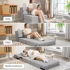 HOMCOM 3 in 1 Schlafsessel, klappbares Schlafsofa mit Produktbild-Vorschau 4