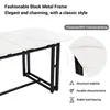MODFU Table À Manger - Design Contemporain Avec Pieds Métal Voir les images du produit 2