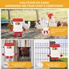 Hühnertränke Futterautomat Hühner im Set Futterspender Produktbild-Vorschau 4