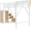 Sweiko Hochbett 140x200 mit Sicherheitsleiter und flexiblem Produktbild-Vorschau 10