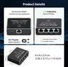 LAN Splitter 1 auf 4, Aluminium LAN Switch 4 Port, 1000Mbps Produktbild-Vorschau 5