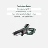 Metabo MS 18 LTX 15 Motosierra sin cable 18 V 15 cm 5 m/s Vista previa de la imagen del producto 25