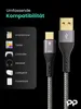 ProfiPatch USB A auf USB C Kabel 60W QC 3A 2m grau Produktbild-Vorschau 6
