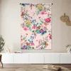 MuchoWow® Wandteppich Wandbehang Blumen - Rosa - Pastell Produktbild-Vorschau 6