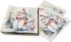 Servietten Papier 33x33cm 3-lagig mit Schneemann Motiv 20 Produktbild-Vorschau 4