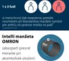 Marketing image for an OMRON Intelli cuff, highlighting its accuracy and ease of use for blood pressure measurement. Produktbild-Vorschau