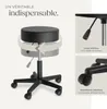 Tabouret à roulettes - noir Voir les images du produit 5