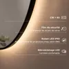 S'AFIELINA Miroir LED de Salle de Bain Rond 80 cm avec Voir les images du produit 12
