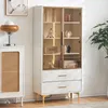 Sweiko Elegancka gablota szklana z dwoma drzwiami - Podgląd zdjęcia produktu 7