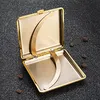 echtem Leder Zigarettenetui gold Metall Zigarettenschachtel Produktbild-Vorschau 5