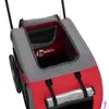Cloris Designermöbel Fahrradanhänger Hunde Rot und Schwarz Produktbild-Vorschau 9